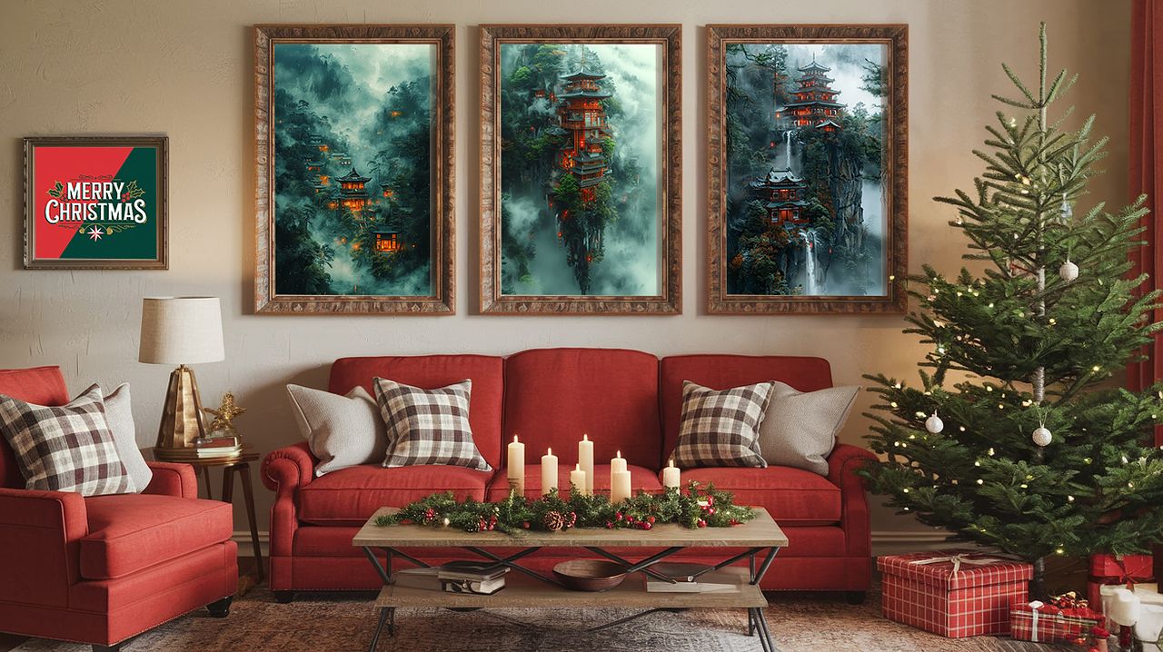 Mockup pour la vente d'un tableau/image