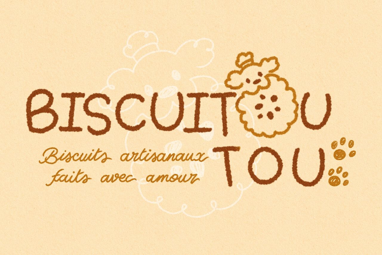 Biscuitoutou, marque fictive de biscuits