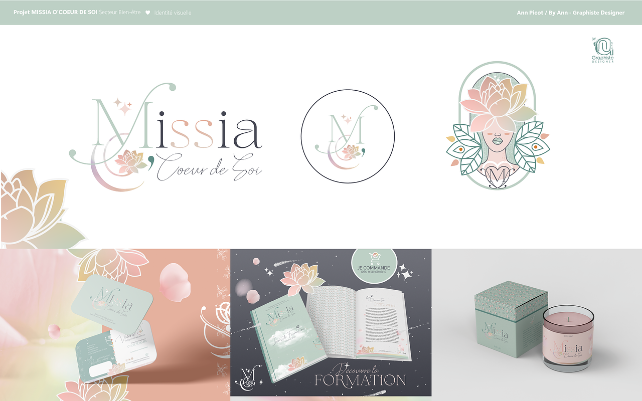 MISSIA O' COEUR DE SOI - Identité visuelle