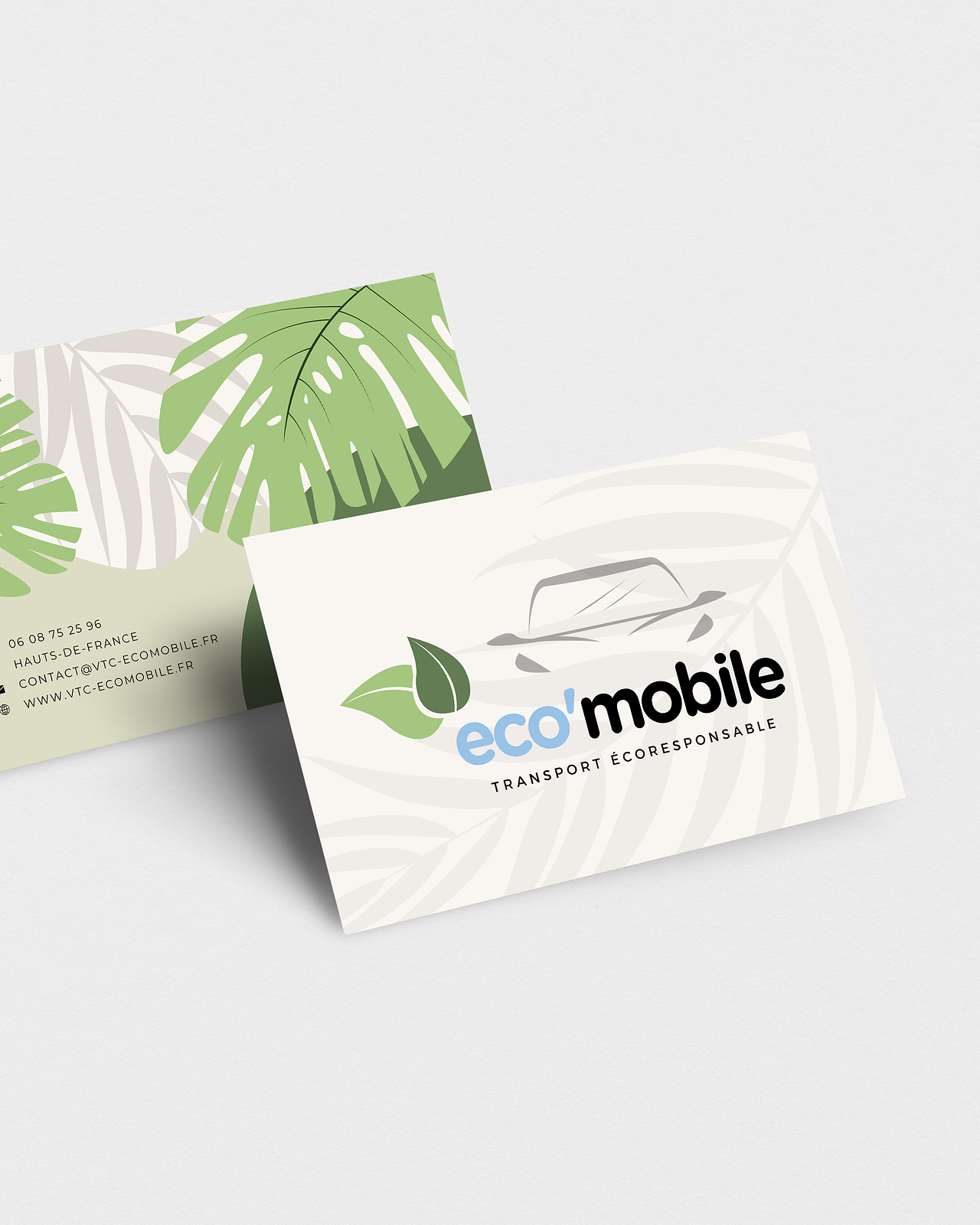 Carte de visite – VTC écoresponsable Éco’mobile