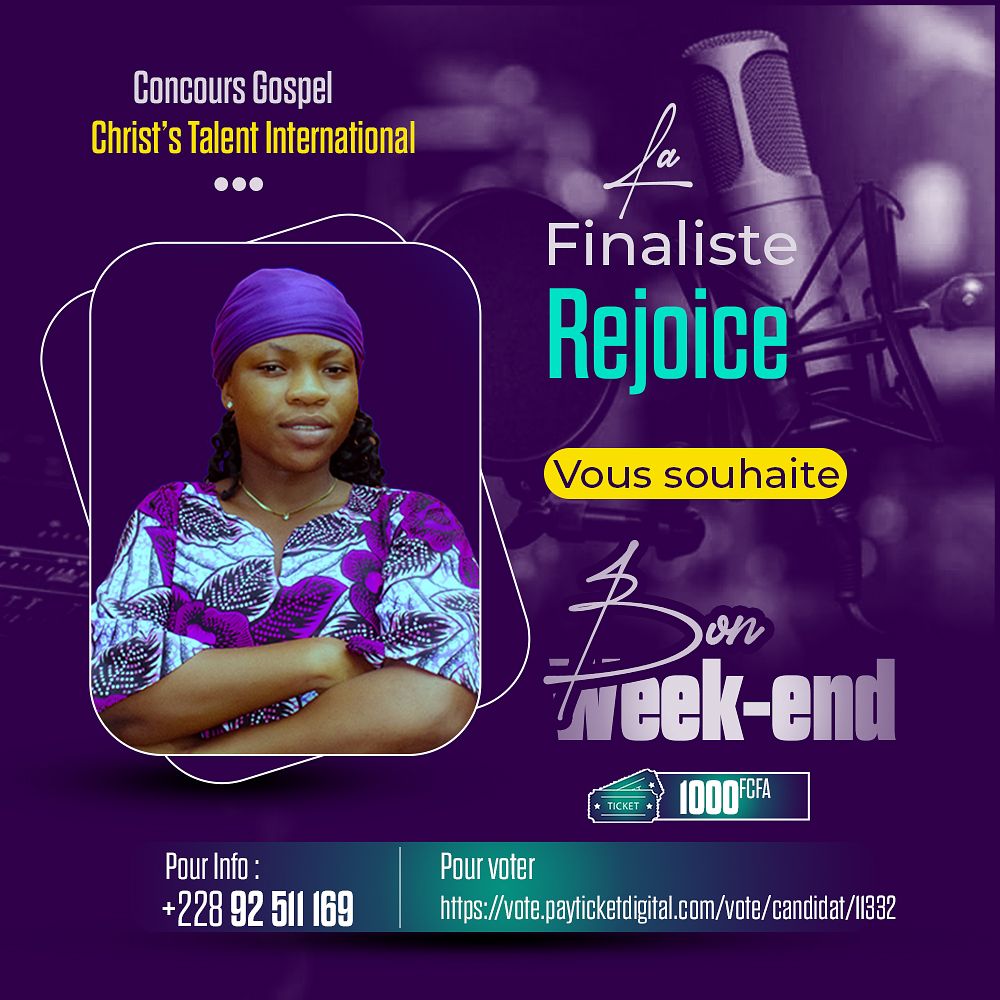 Affiche candidate concours