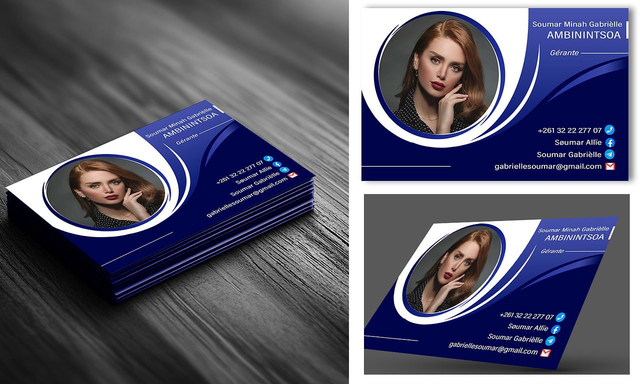 Carte de visite conception