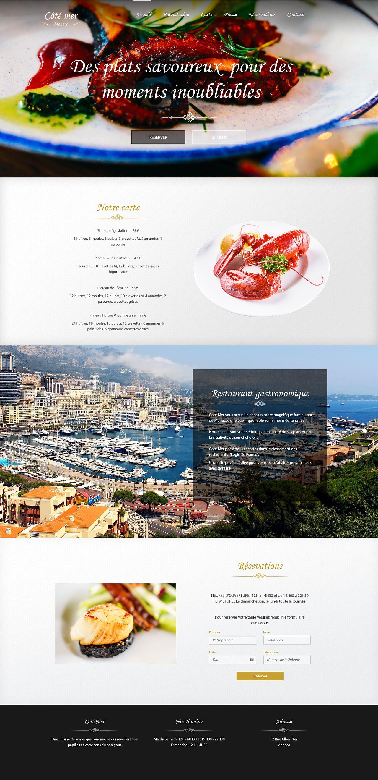 Restaurant Coté mer