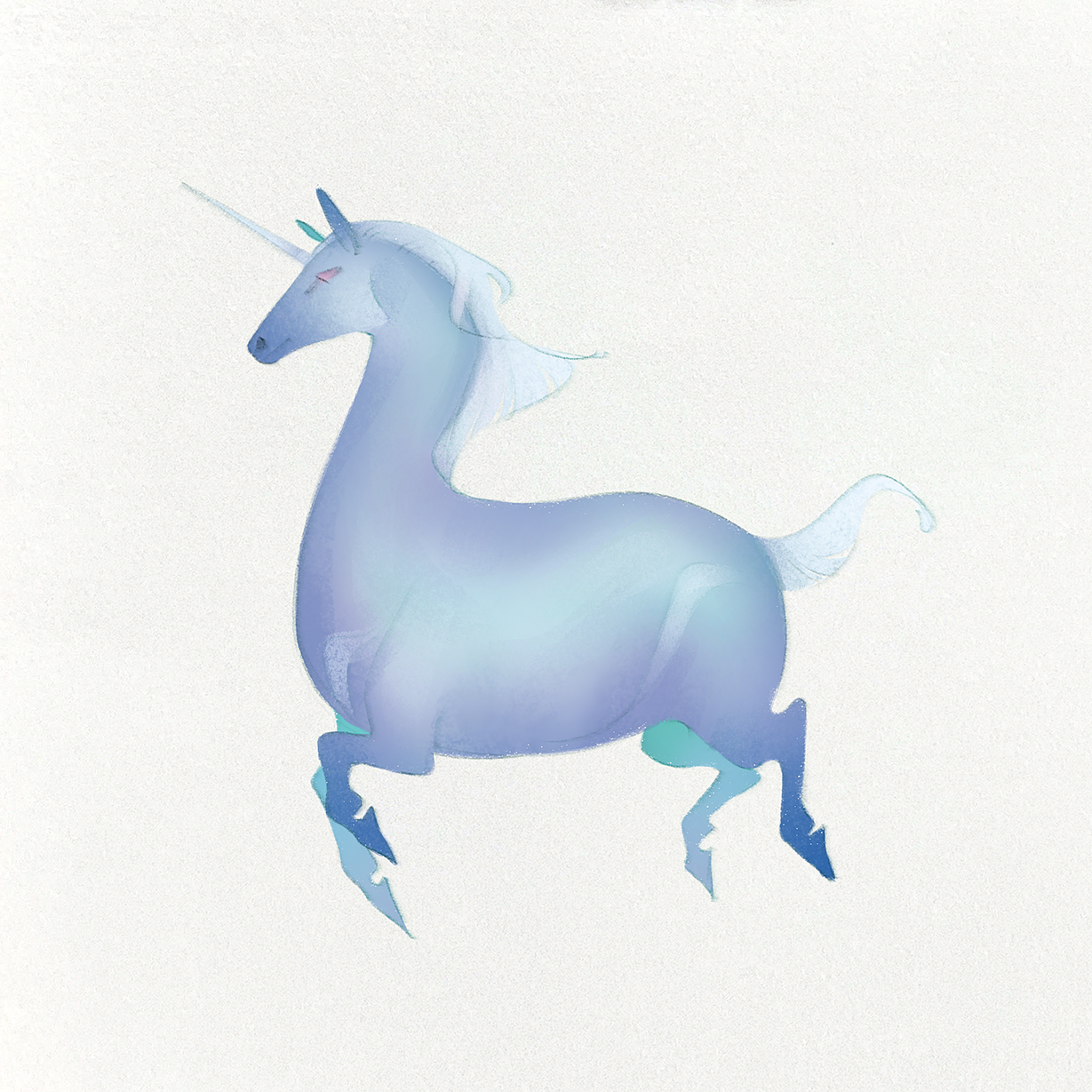 Sticker licorne