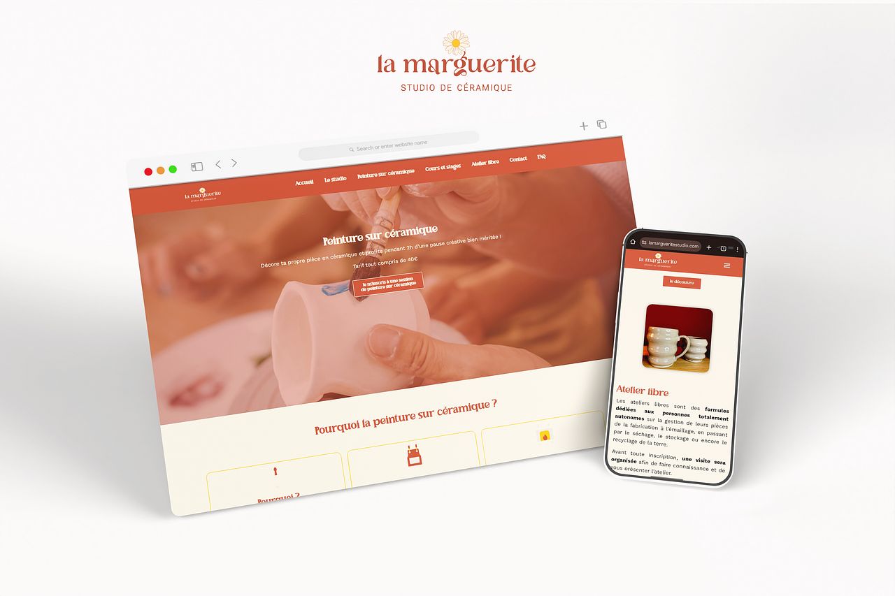 Webdesign - La Marguerite Studio