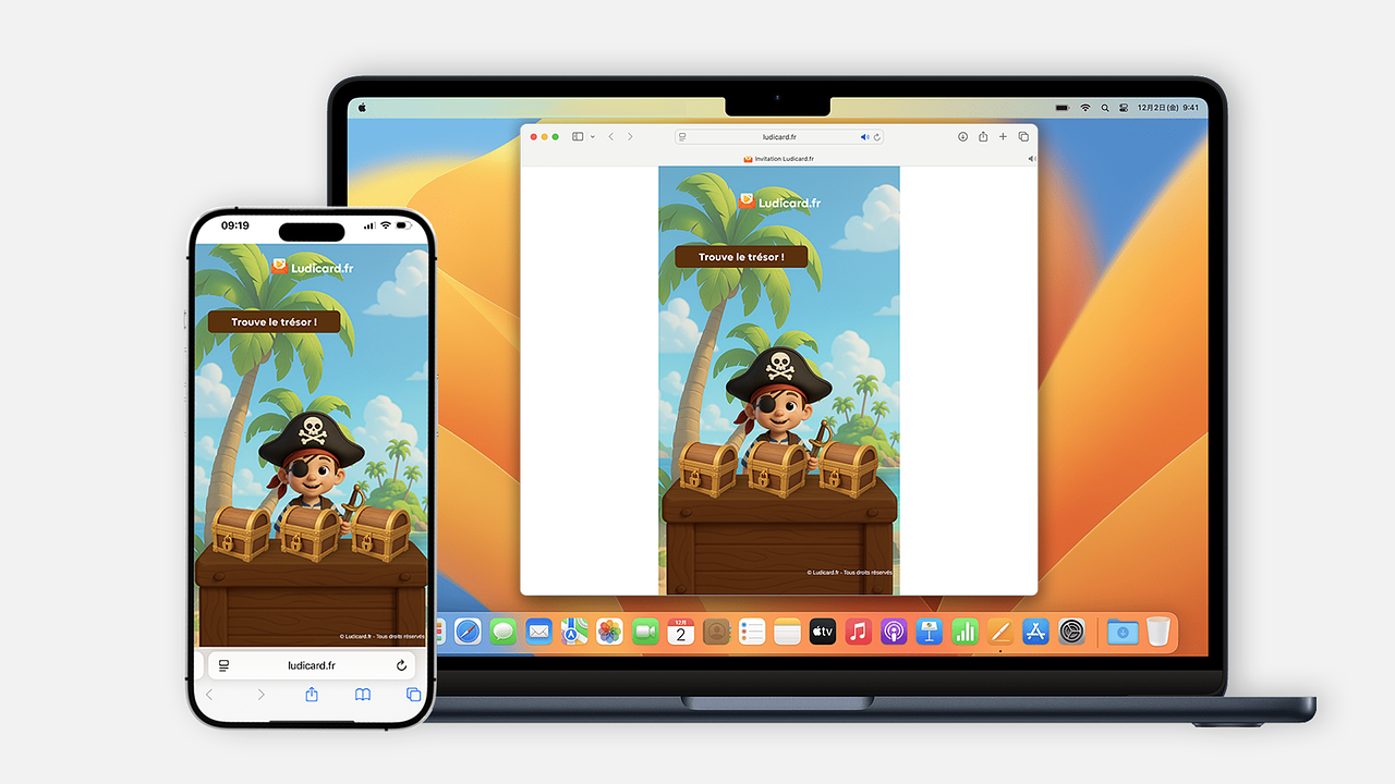 Invitations d'anniversaire interactives