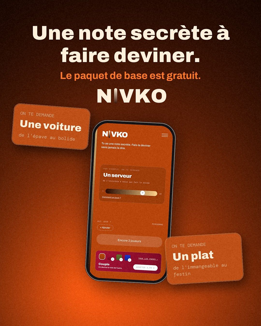 Nivko — application mobile iOS et Android
