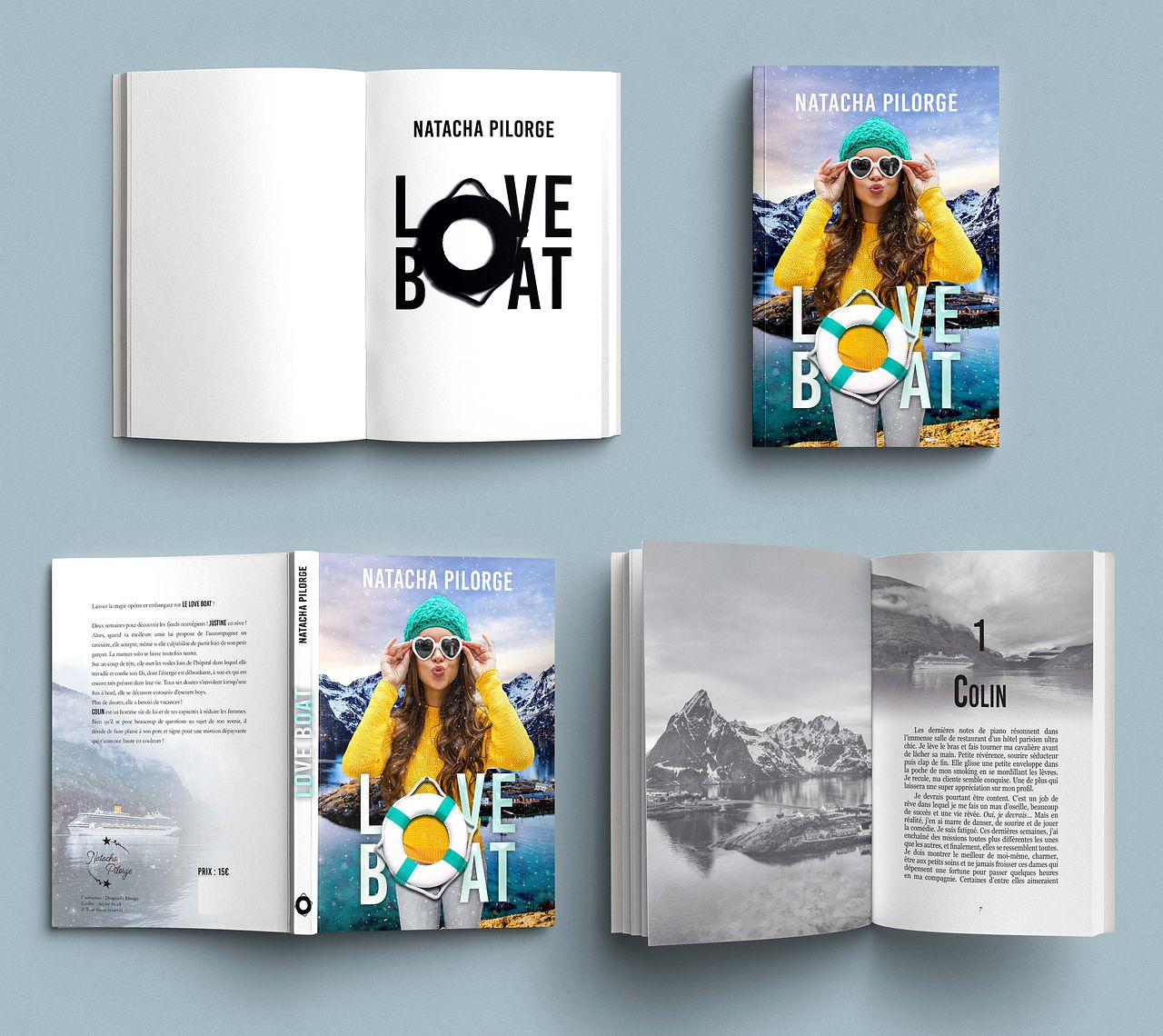 Couverture et Mise en page Roman