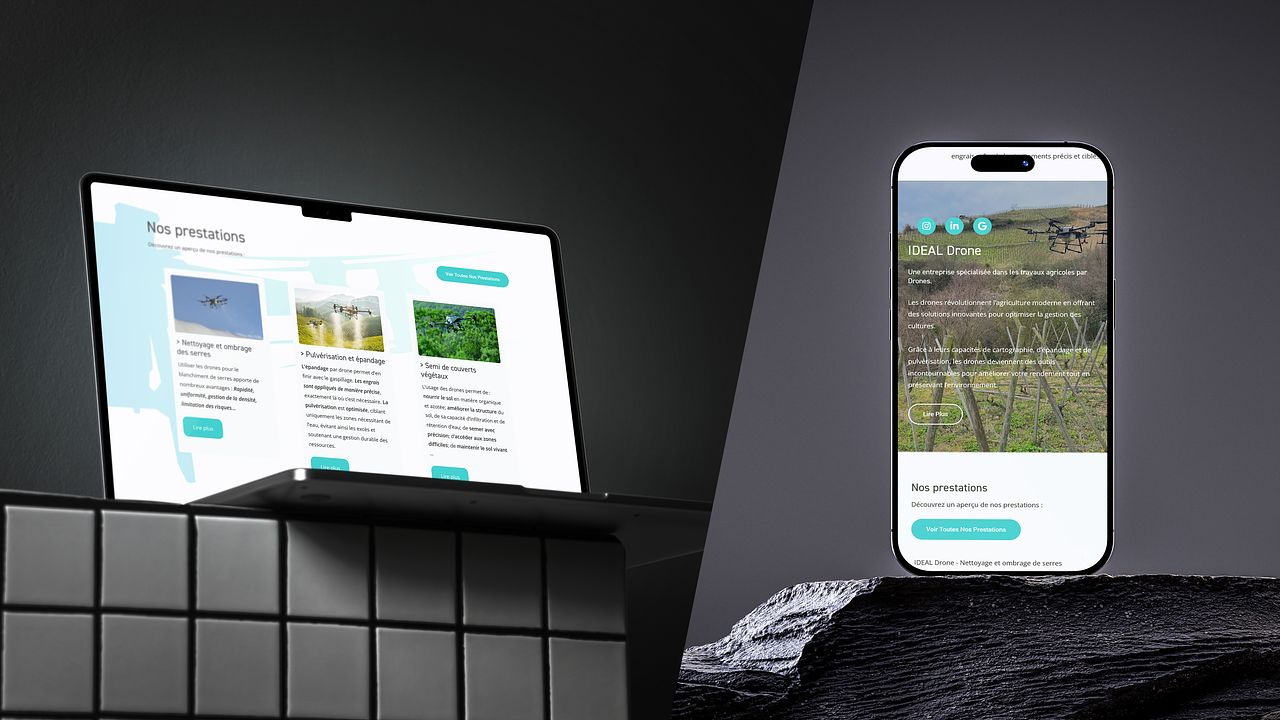 Site Web - Ideal Drone