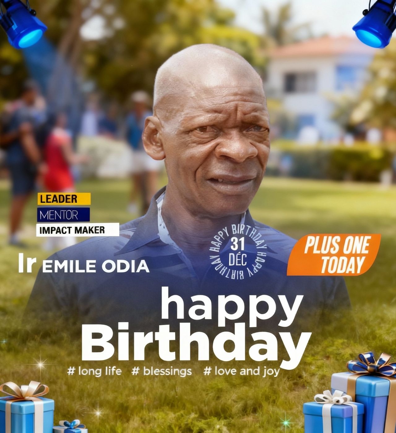 Conception des affiches d'anniversaire