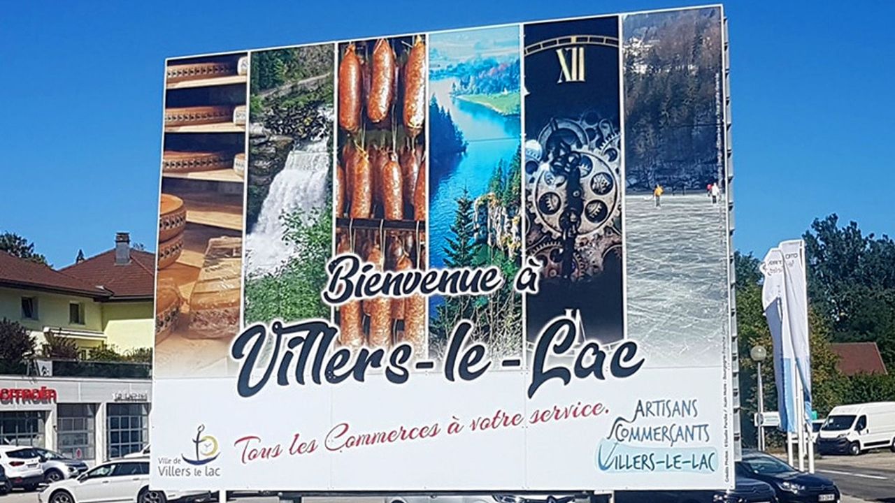 Panneau d'entrée de ville