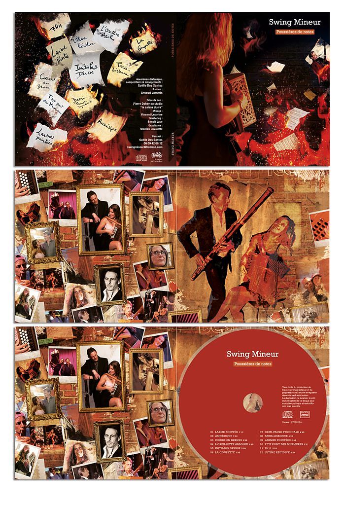 Création de pochette Cd / Digipack