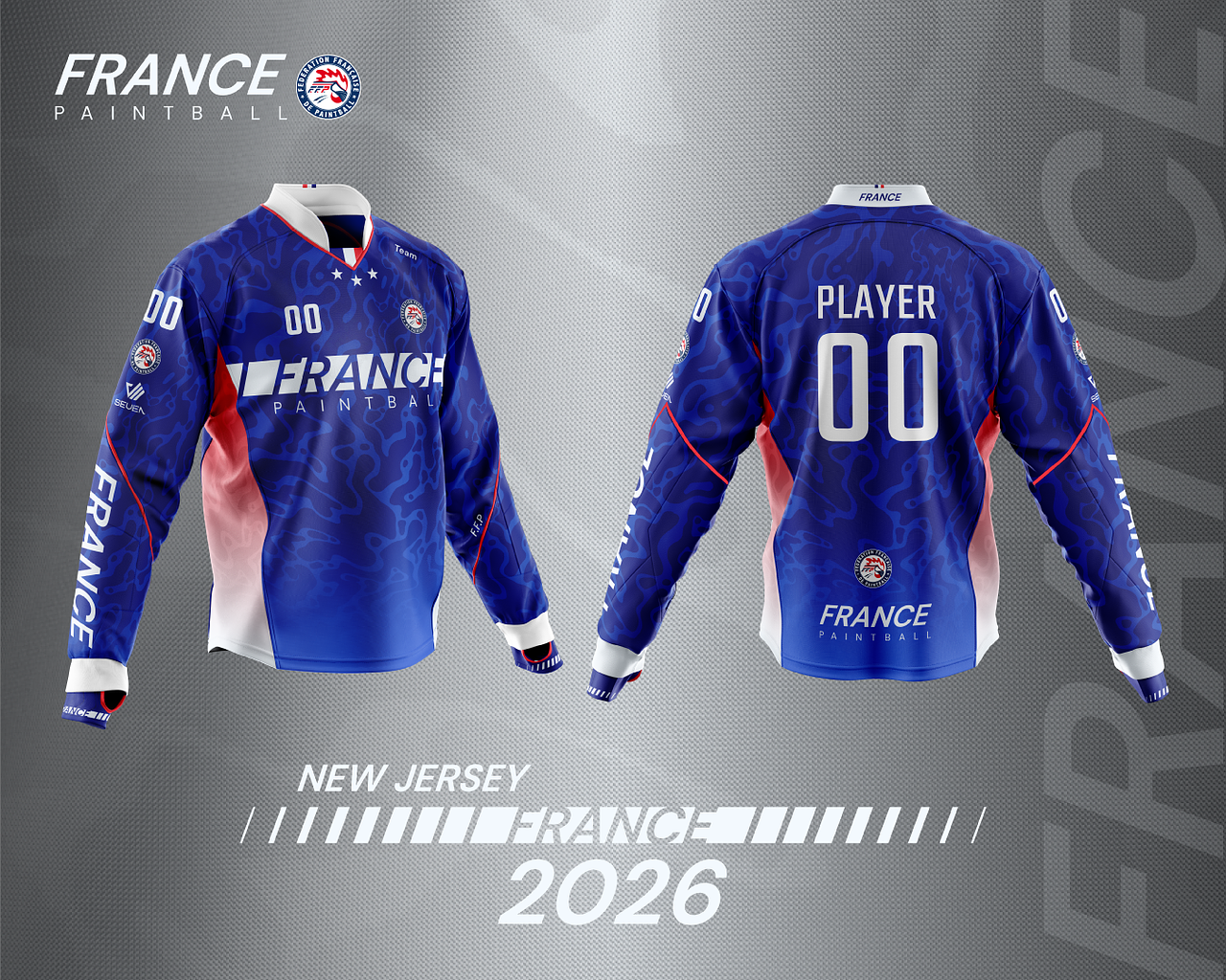 Réalisation Jersey 2026 France Paintball