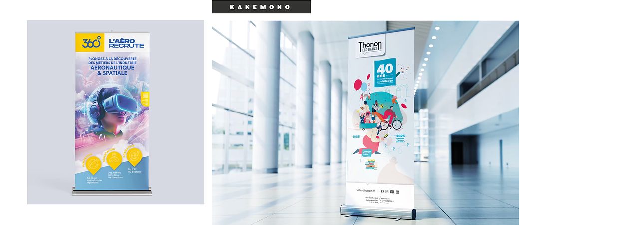 Kakemonos & supports grands formats