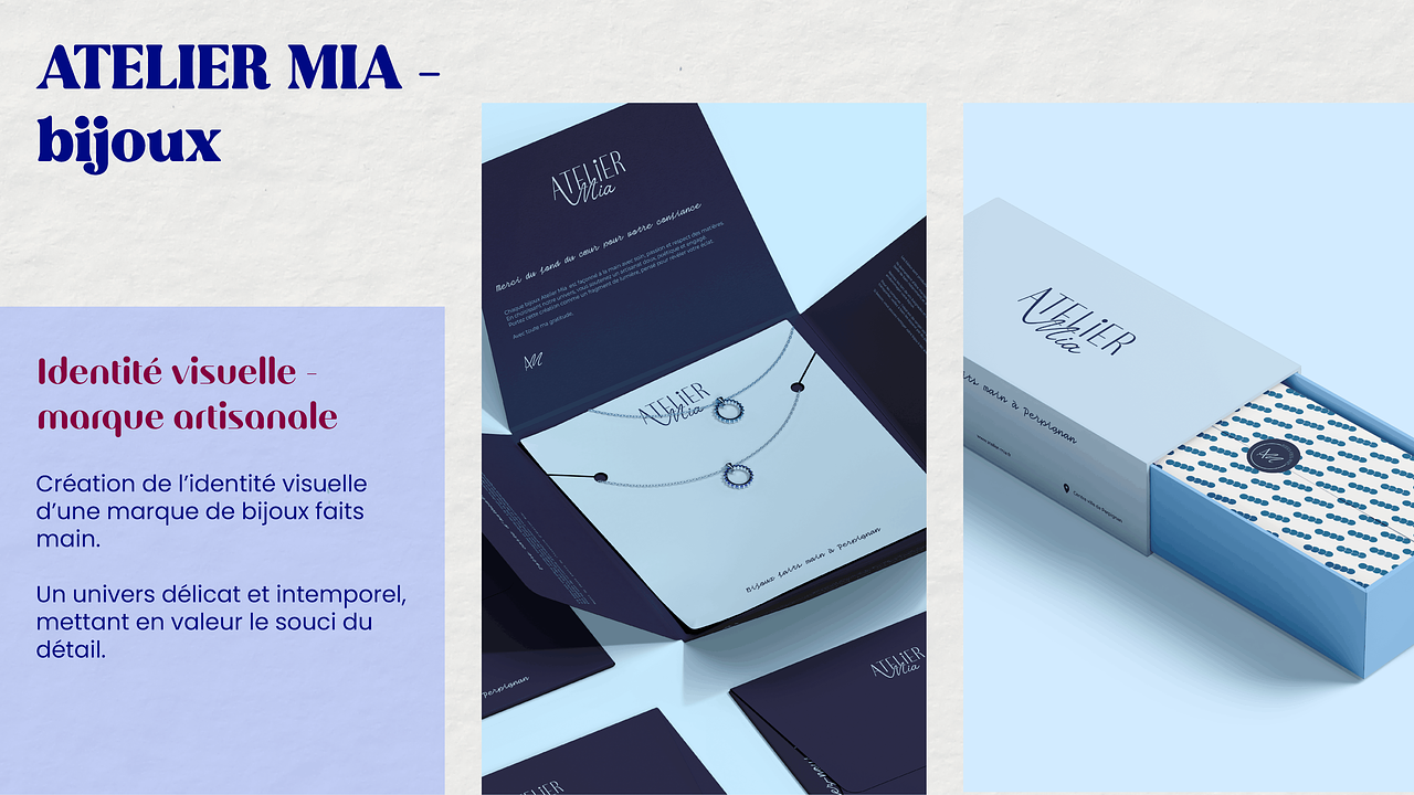 Branding de marque de bijoux