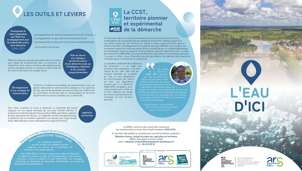 Plaquette "L'eau d'ici"
