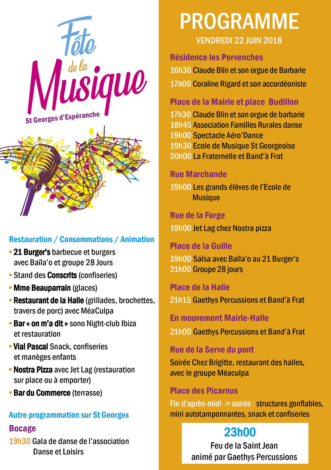 Fête de la musique 2018