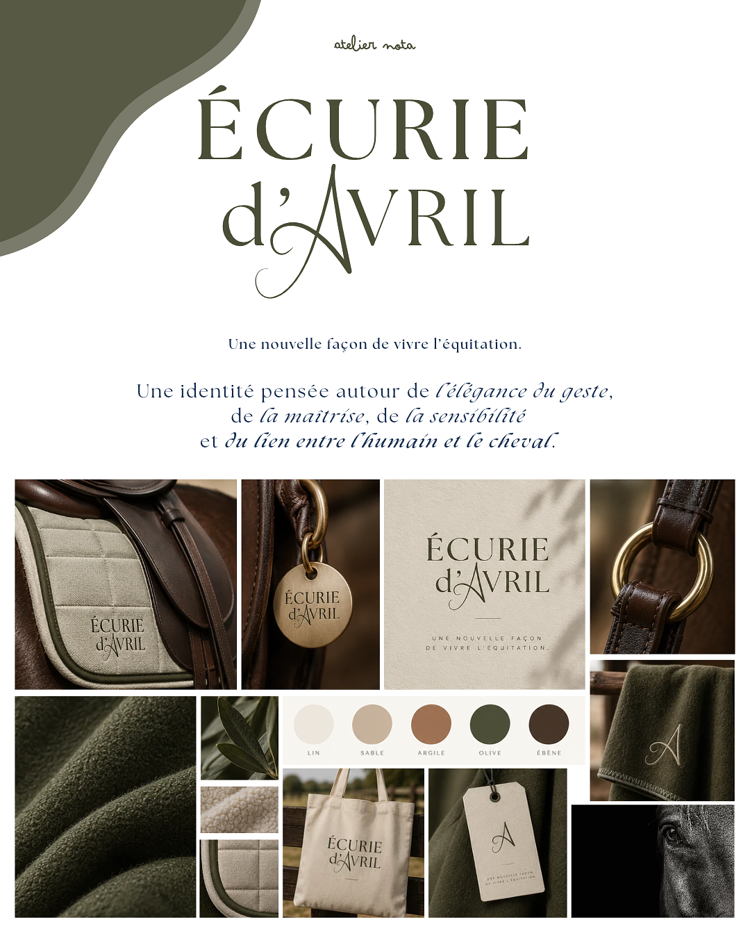 Identité visuelle – Écurie d’Avril