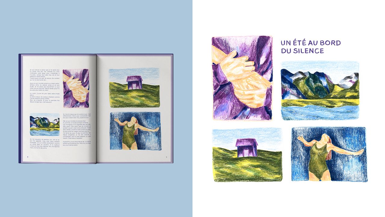 Un été au bord du silence - Livre illustré 2