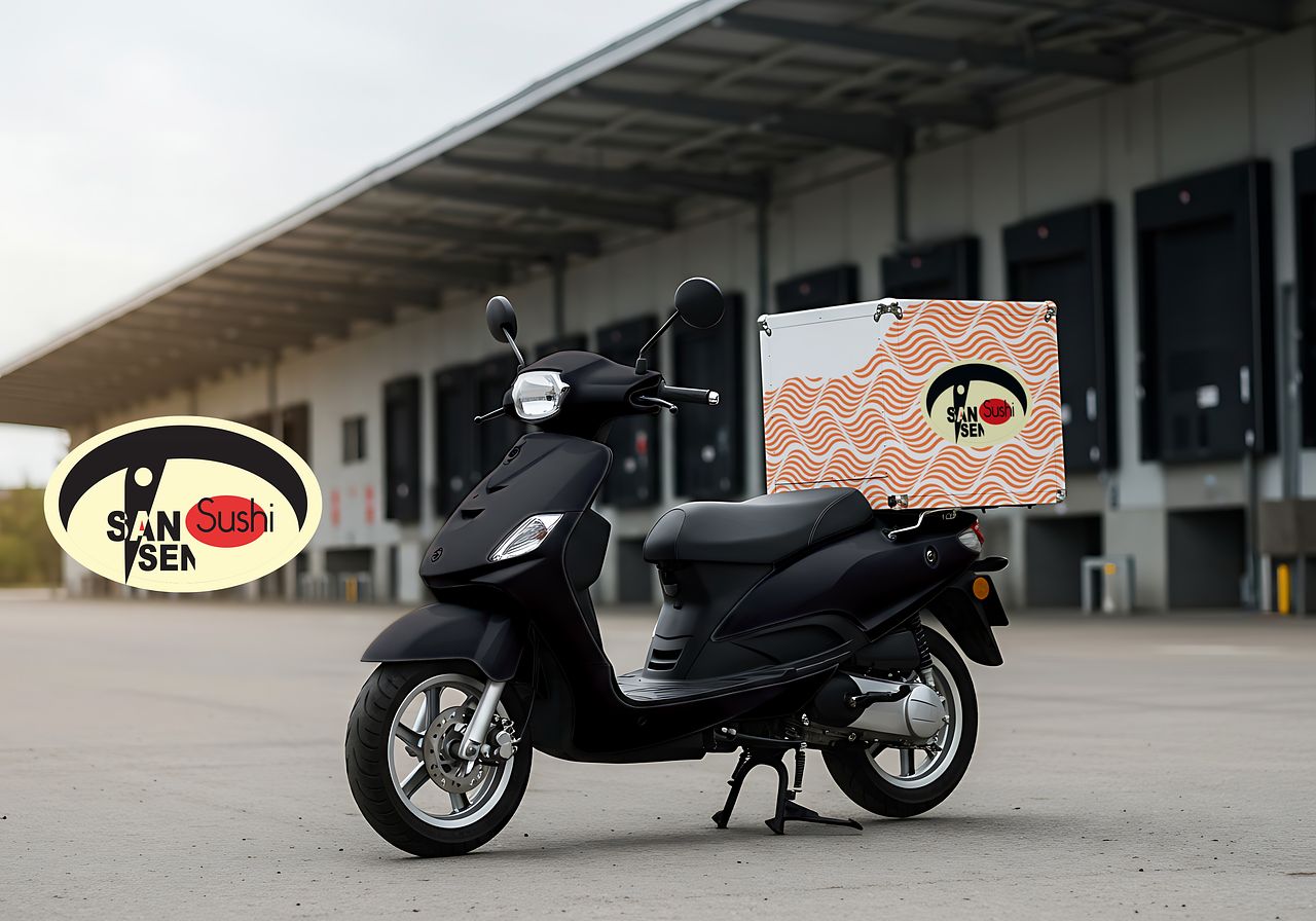 Covering scooter / Restaurant