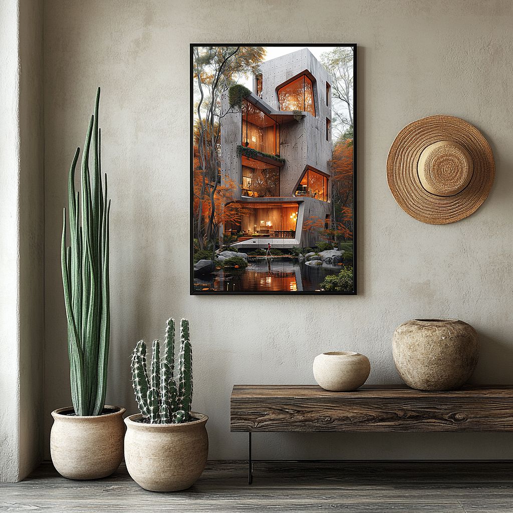 Mockup pour la vente d'un tableau/image