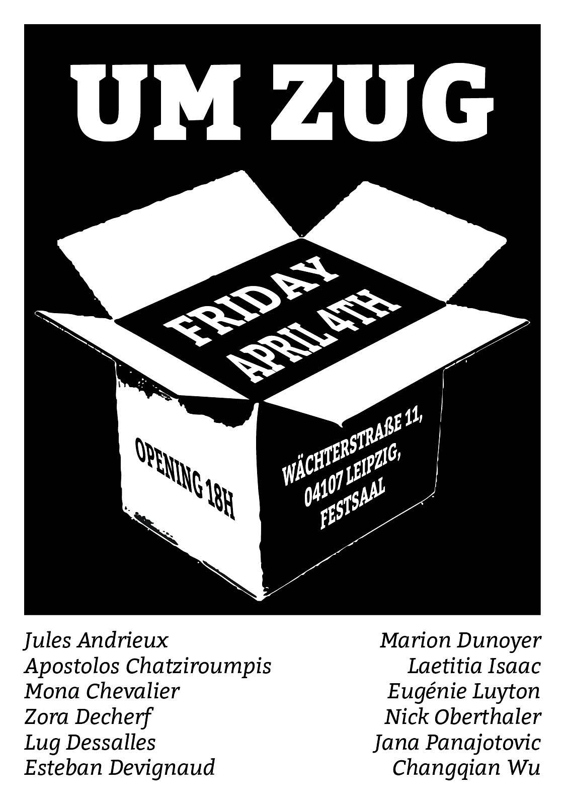 Affiche d'exposition, Leipzig