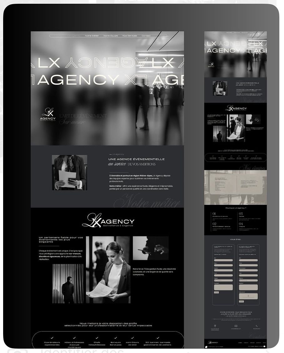 Web design LX Agency