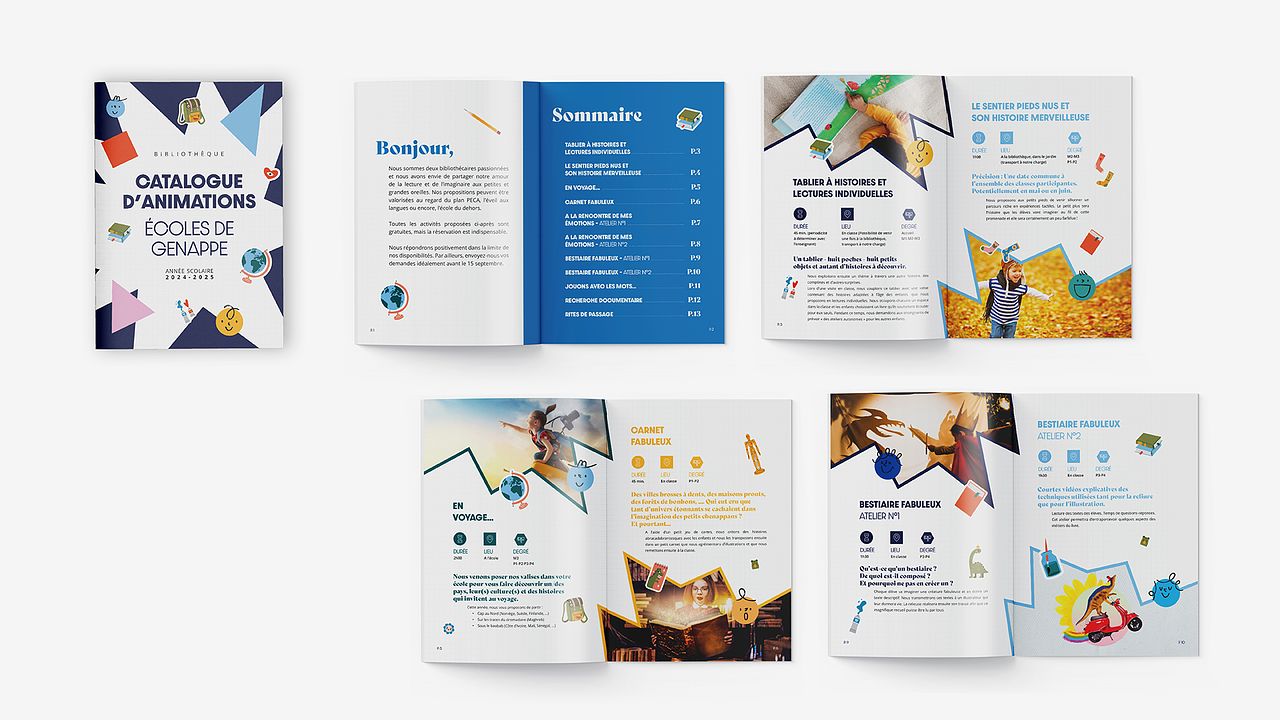 Catalogue d’animations - Brochures