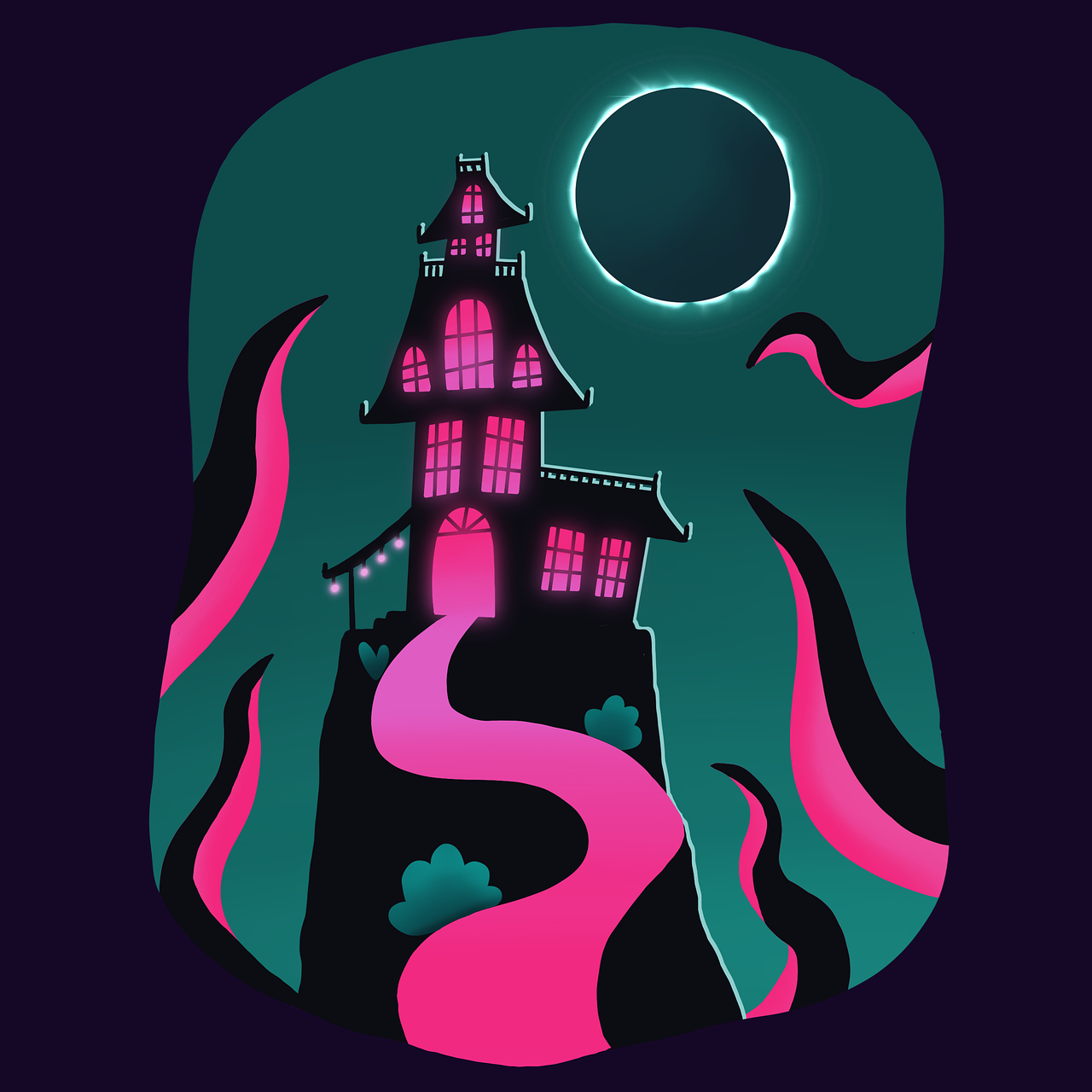 Illustration - Maison Hantée
