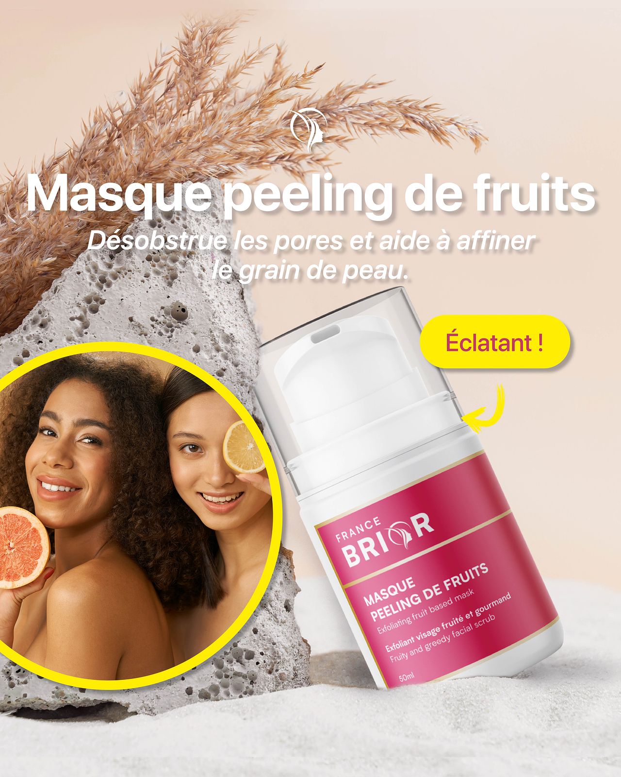 France Briar – Skincare Campaign Visual