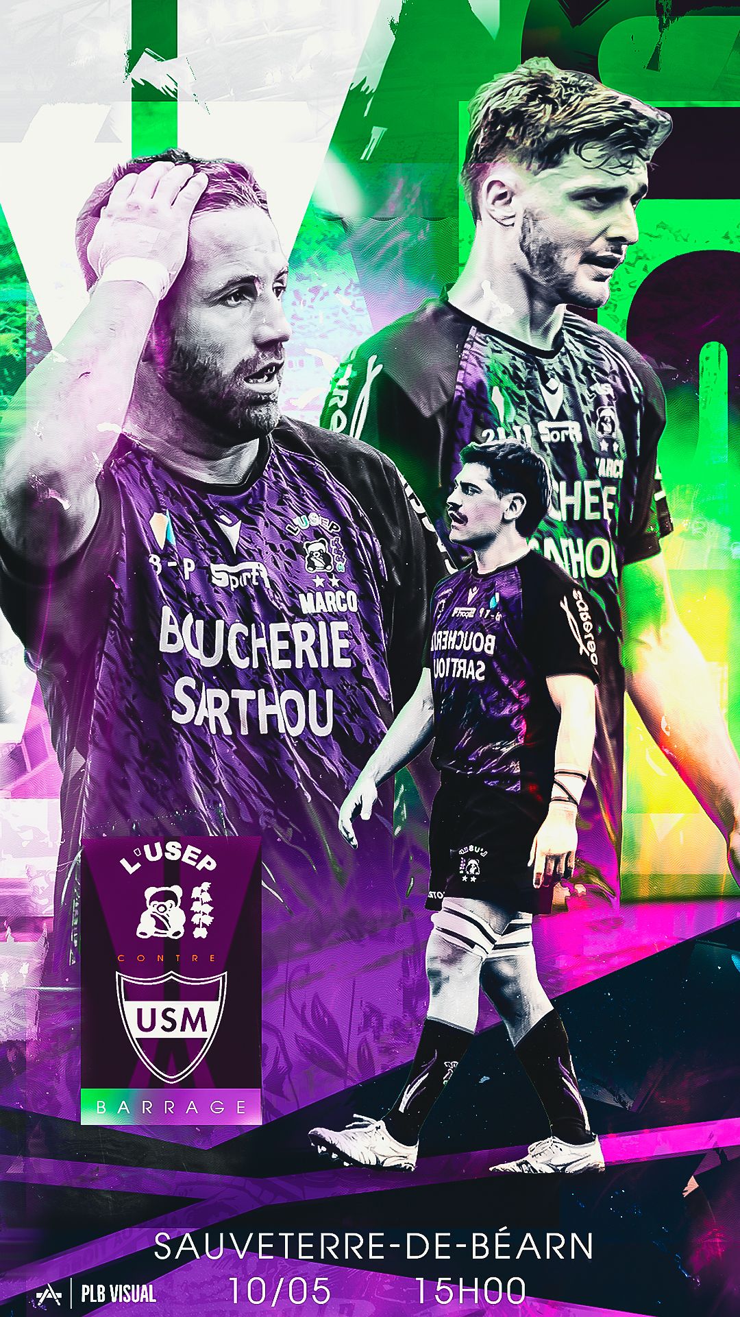 Affiche sportive - USEP