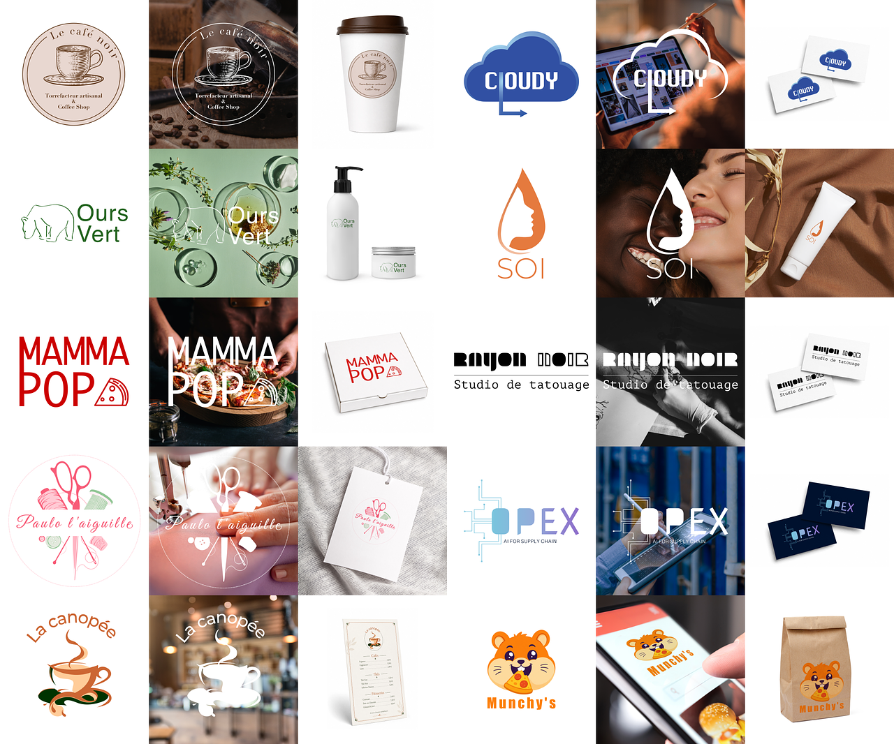 Planche logos