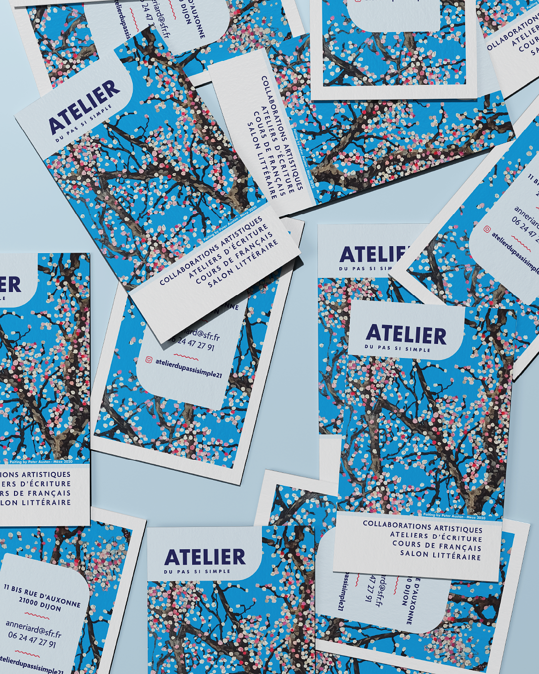 Cartes de visite - Atelier du Pas Si Simple