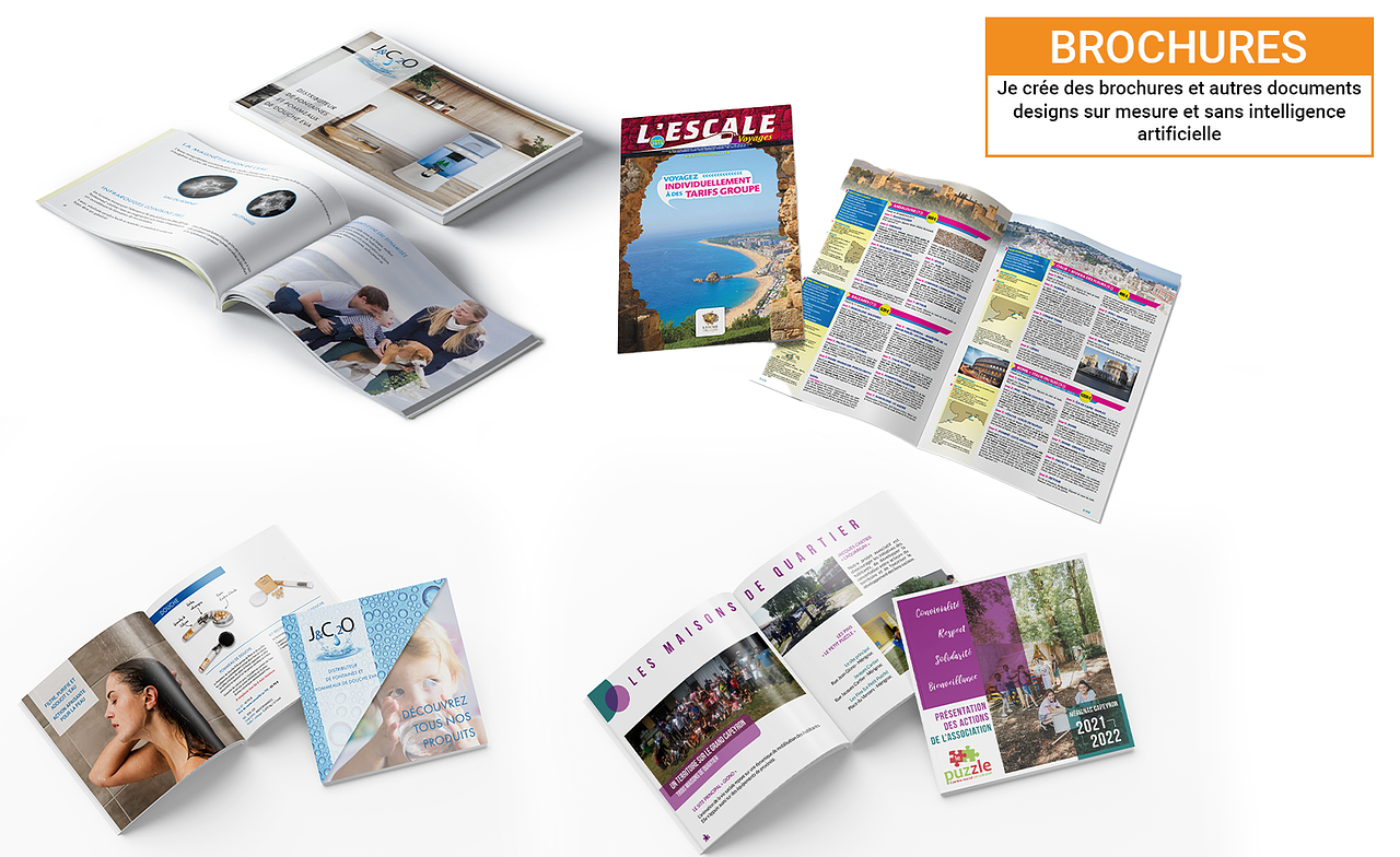 Création de brochures et dépliants professionnels