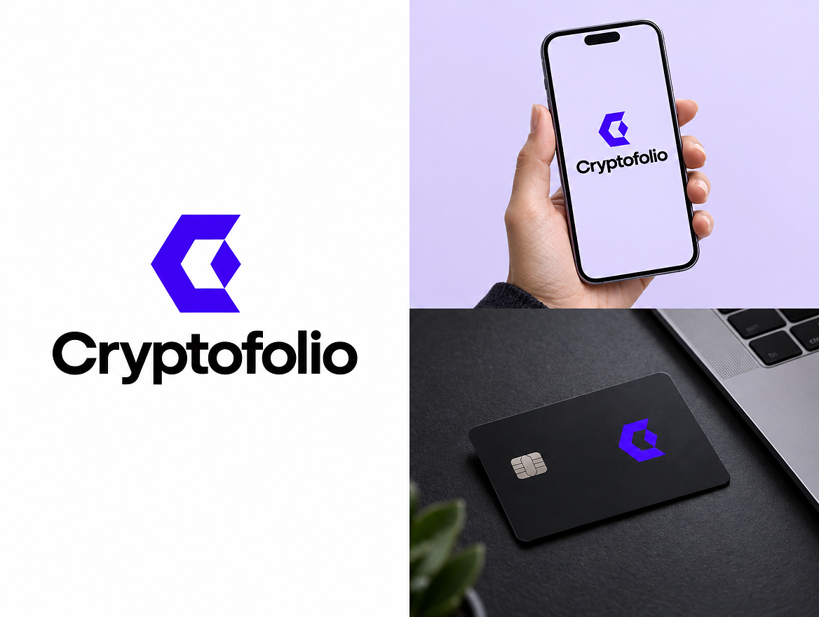 Cryptofolio — Logo fintech