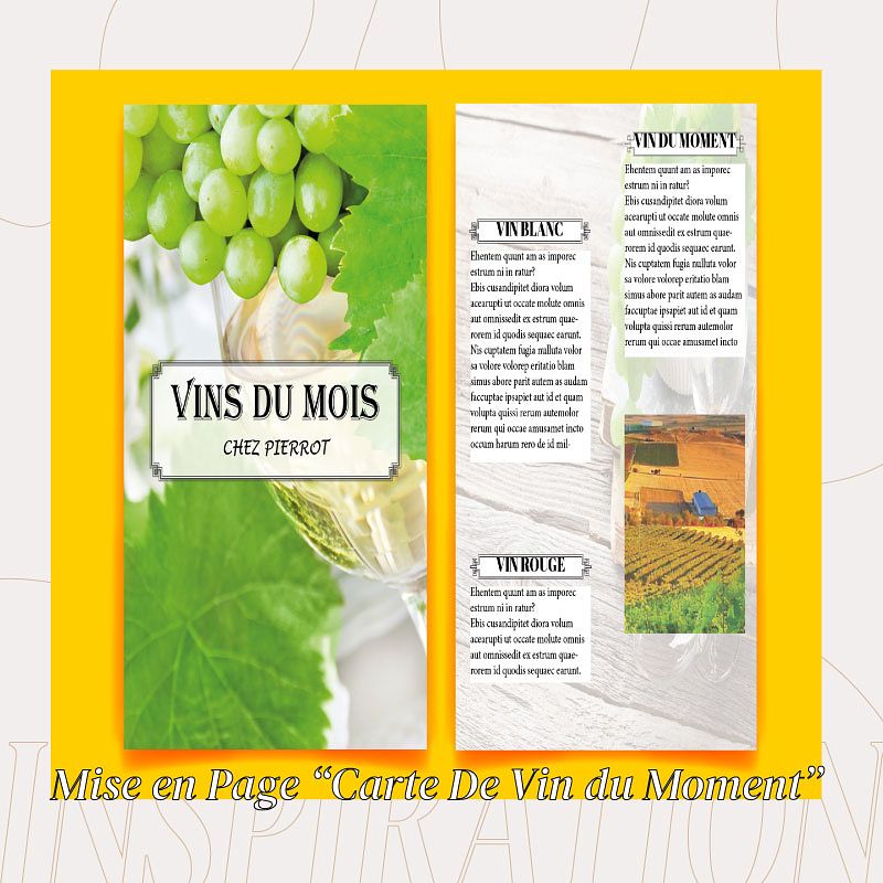 Carte des Vins "Chez Pierrot"