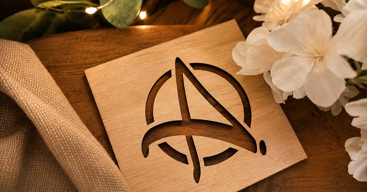 AlizaryAna – Logo découpé au laser