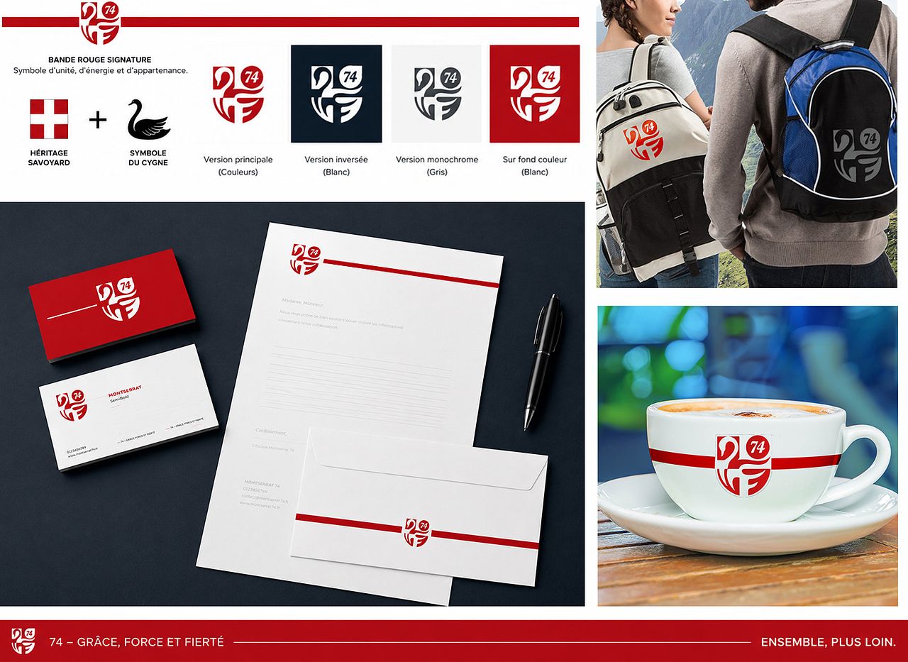 Dept74 : identité de marque