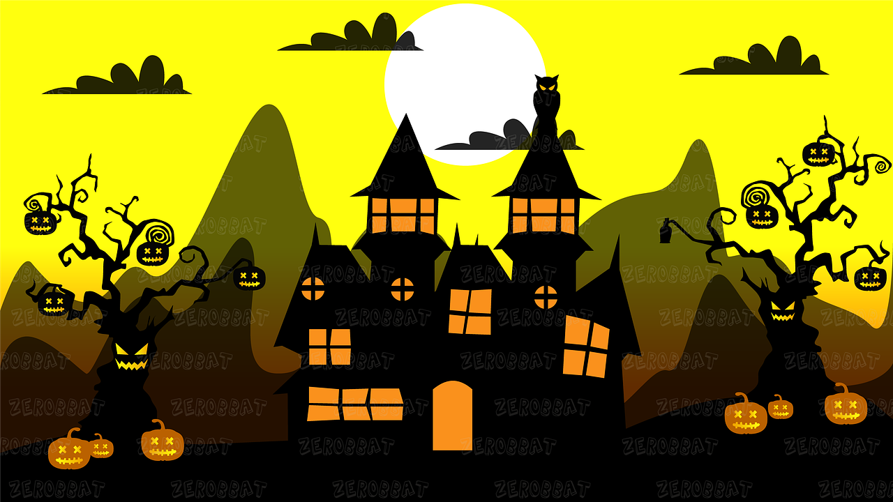 Illustration de fond Halloween vectorielle