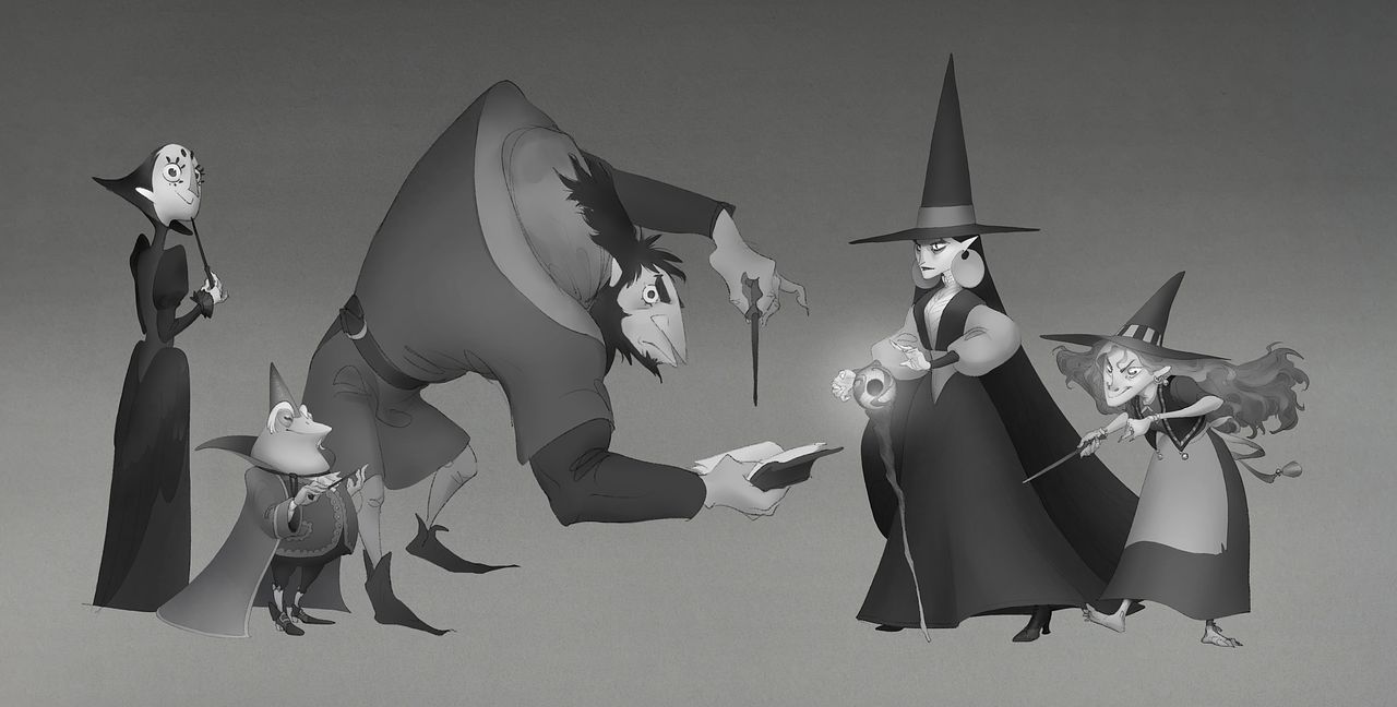 Charadesigns sorcières