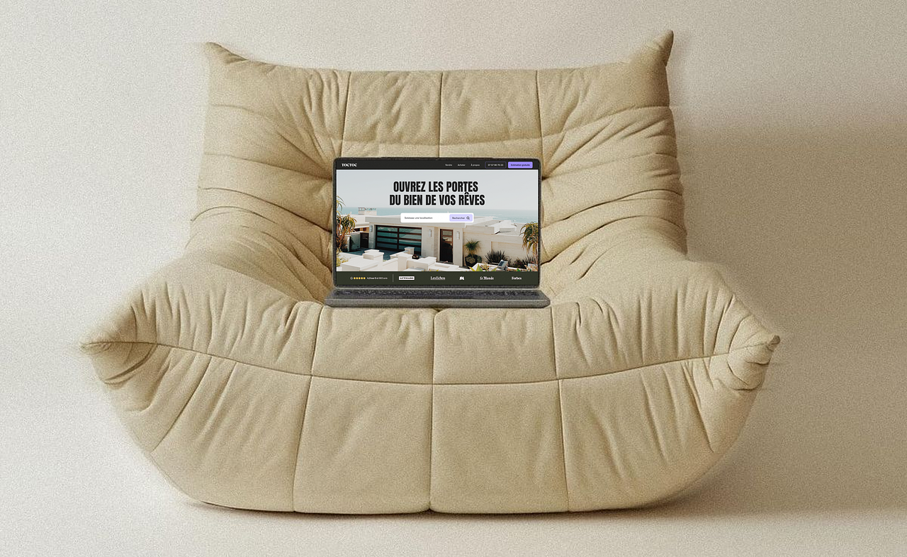 Page de recherche de bien immobilier