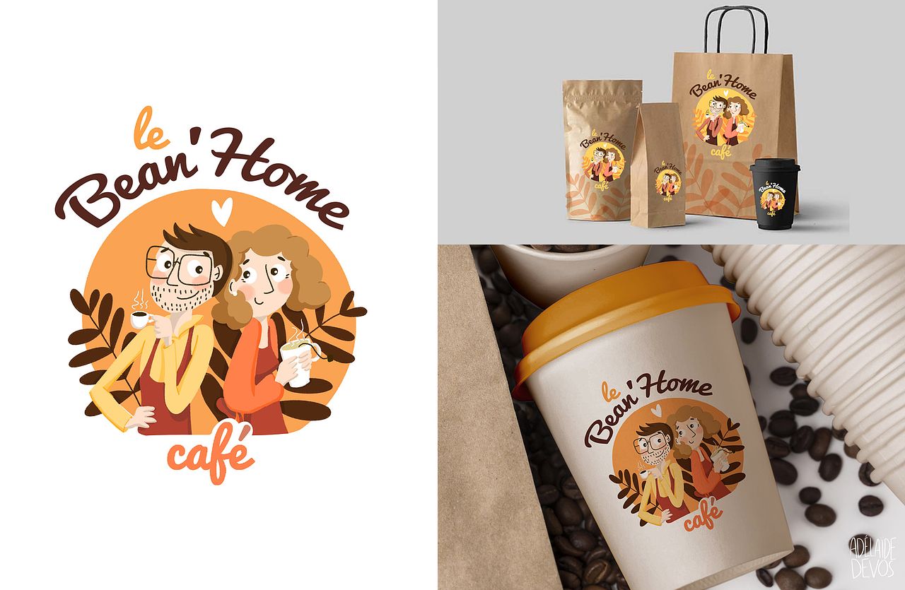Logo - Bean'home coffee