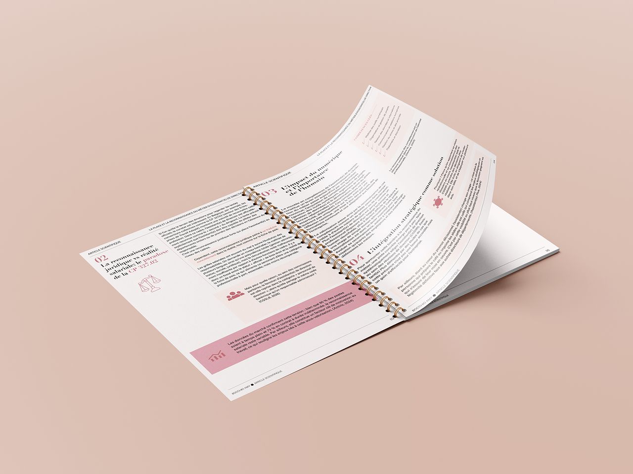 MISE EN PAGE D'UN ARTICLE DE PROJET D'ÉTUDE