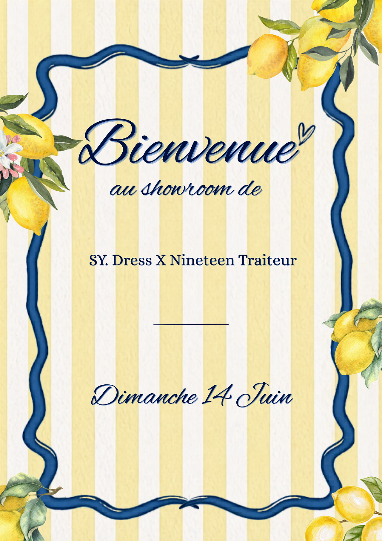 Affiche bienvenue