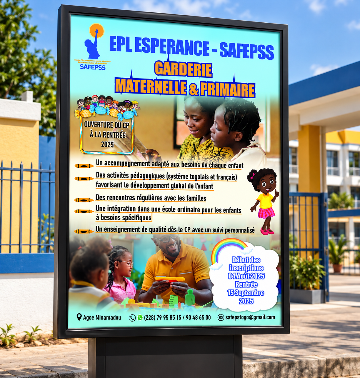 Affiche publicitaire — EPL ESPÉRANCE / SAFEPSS