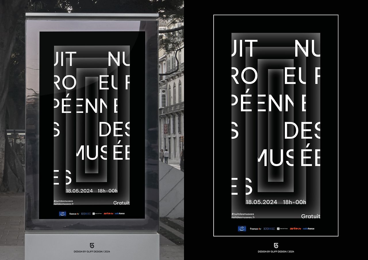 Nuit européenne des musées - Affiche numérique