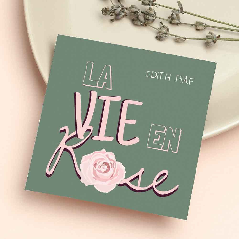 Menu de table de mariage