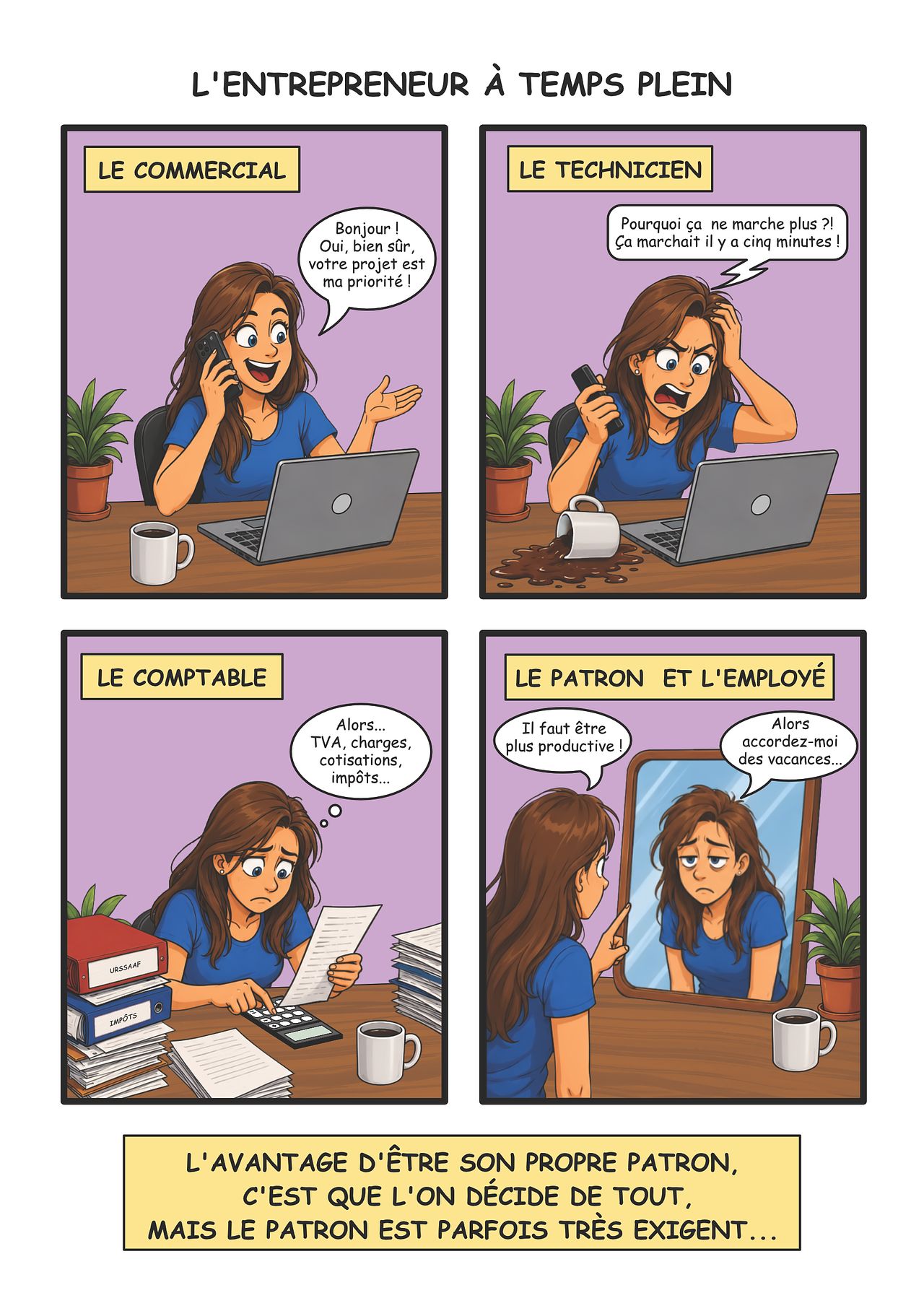 L'entrepreneur à temps plein