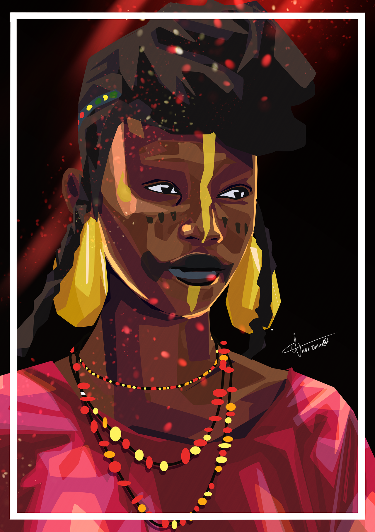 African girl