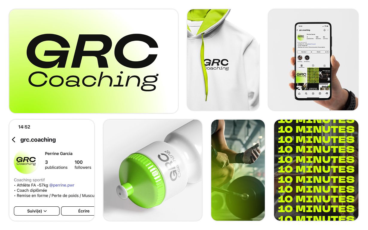 Logo et identité visuelle - coach sportif